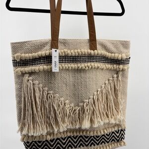 NWT Sonoma Goods For Life, Woven Tote Bag